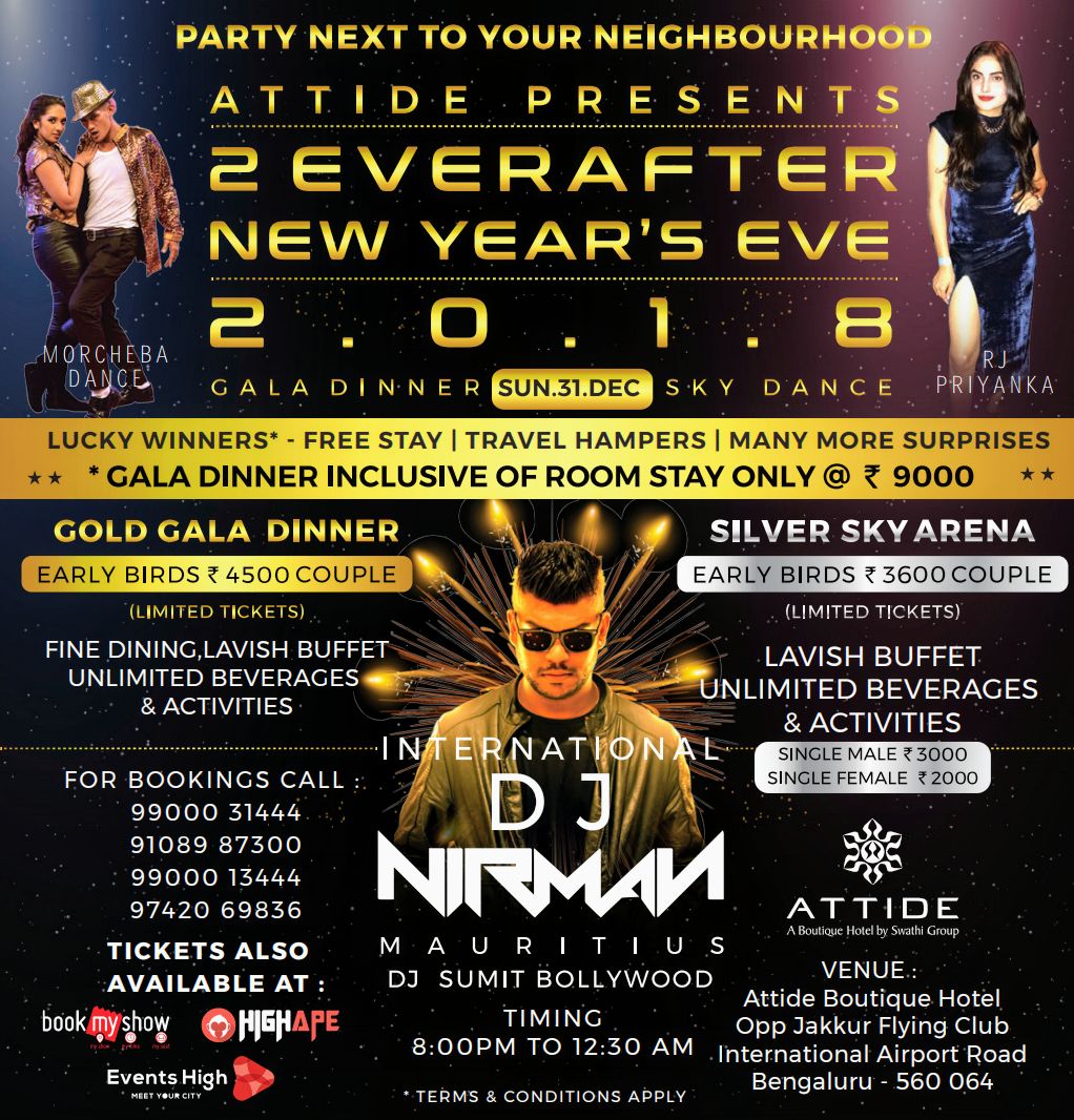 New Year Bash at Attide!